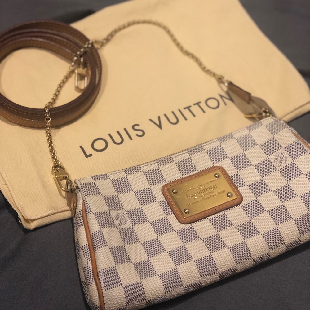 Authentic Louis Vuitton “Eva Damier Azur”